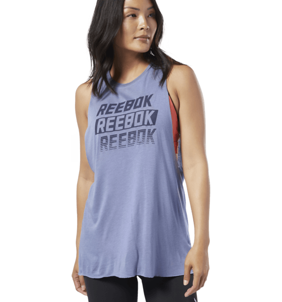 Urheilu stadium.fi Ts Muscle Tank Gra Reebok Performance Schwarz Tops
